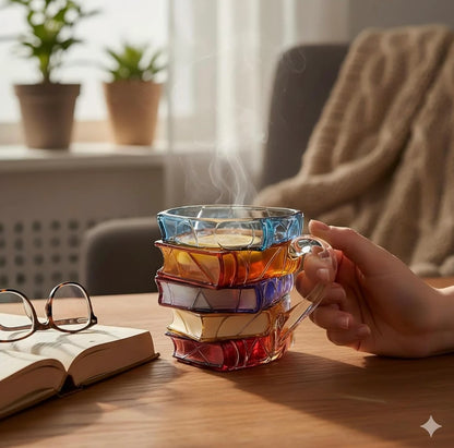 3D Painted Book Mug
